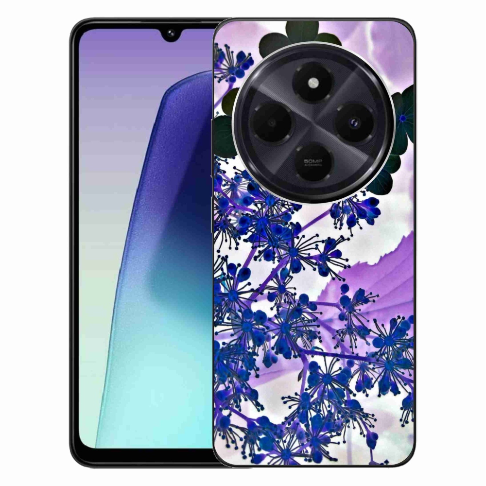Gél borítás mmCase a Xiaomi Redmi 14C/Poco C75-hez - hortenzia virág