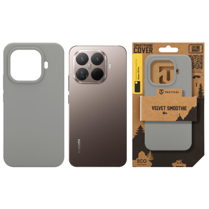 Taktikai bársony Smoothie tok Xiaomi 15T Pro Foggy készülékhez