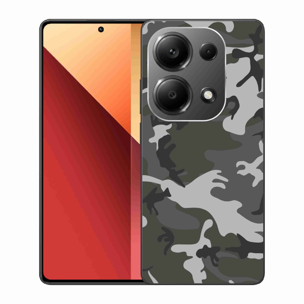 Zselés borítás mmCase a Xiaomi Redmi Note 13 Pro 4G/Poco M6 Pro számára - álcázó mintás