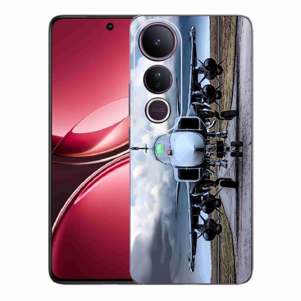 Gélburkolat mmCase a Vivo V50 Lite 4G/5G számára - katonai repülőgépek