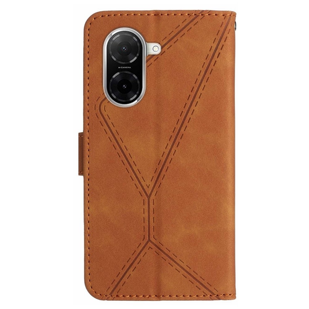 Linesy könyvtáska Xiaomi Redmi A5 (171.7x77.8x8.3mm) - barna