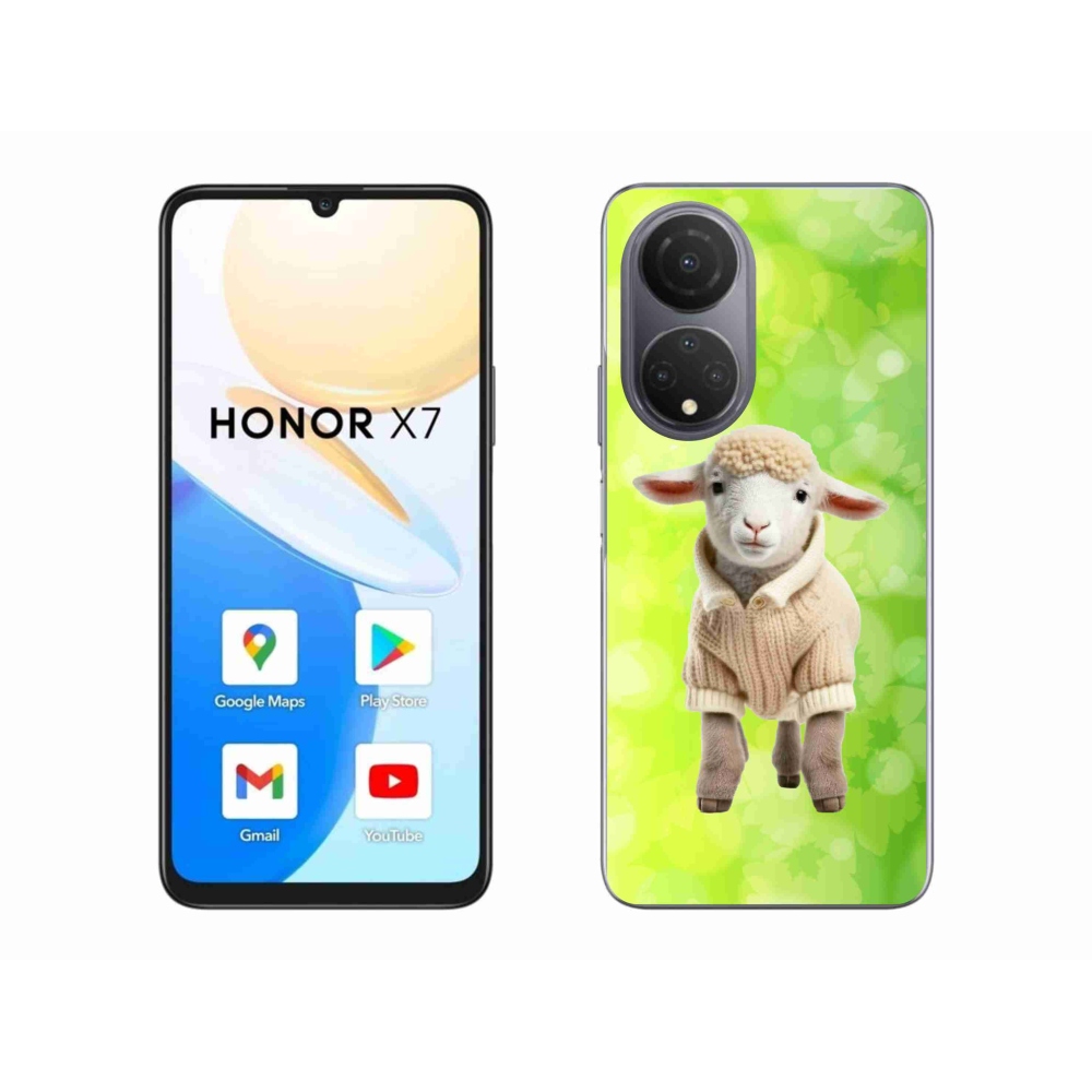 Zselés borítás mmCase a Honor X7-hez - bárány pulóverben