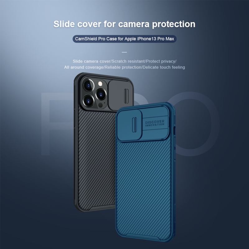 Nillkin CamShield PRO hátlap Apple iPhone 13 Pro Max készülékhez Fekete