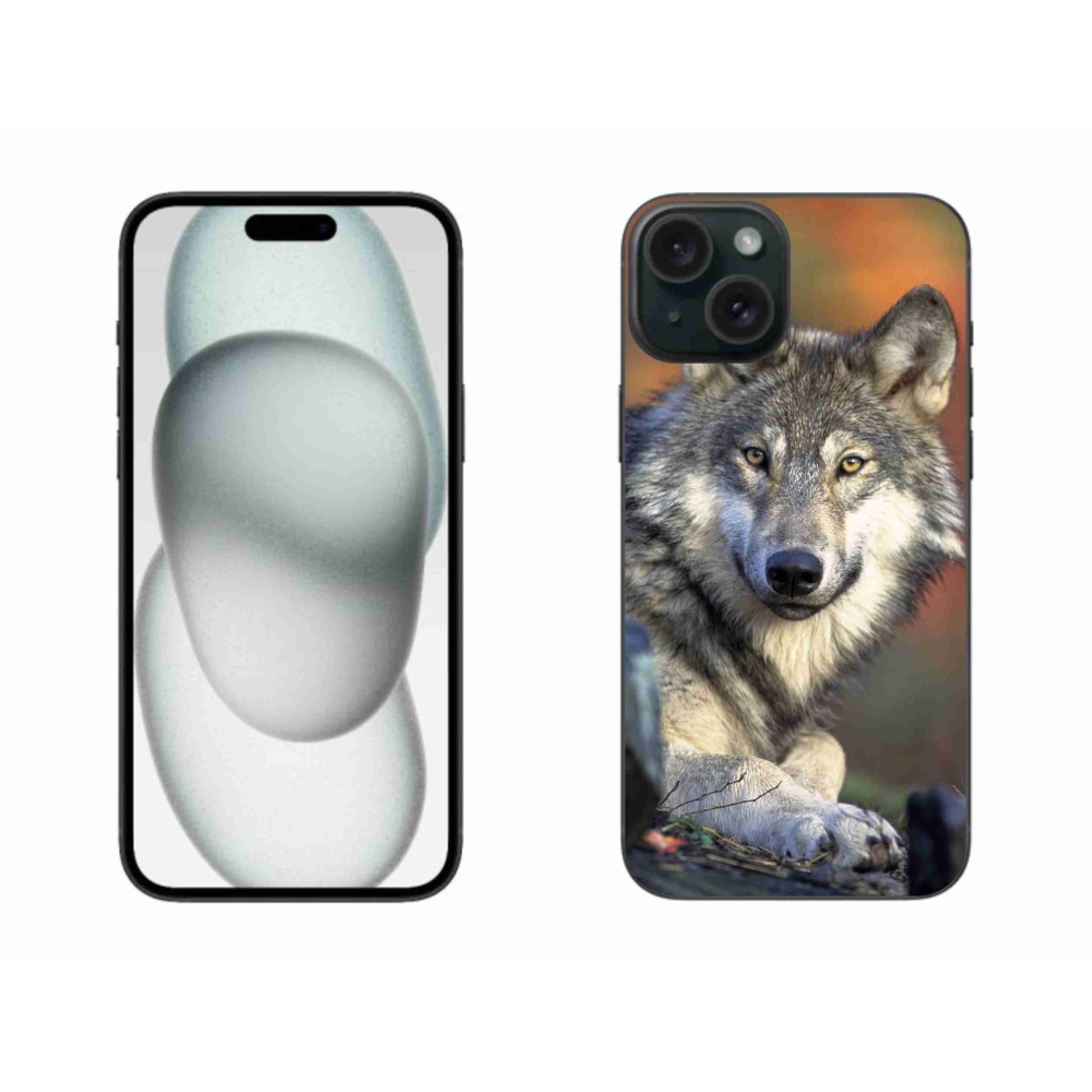 Gél tok mmCase iPhone 15 Plus készülékhez - farkas