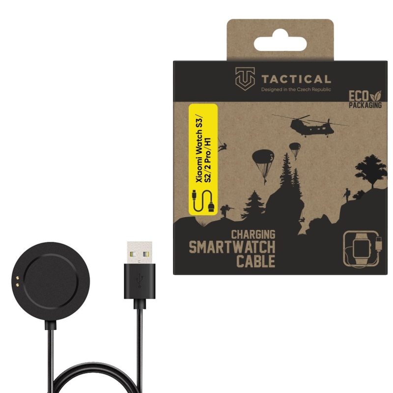 Taktikai USB töltőkábel Xiaomi Watch S3/S2/2 Pro/H1 órához