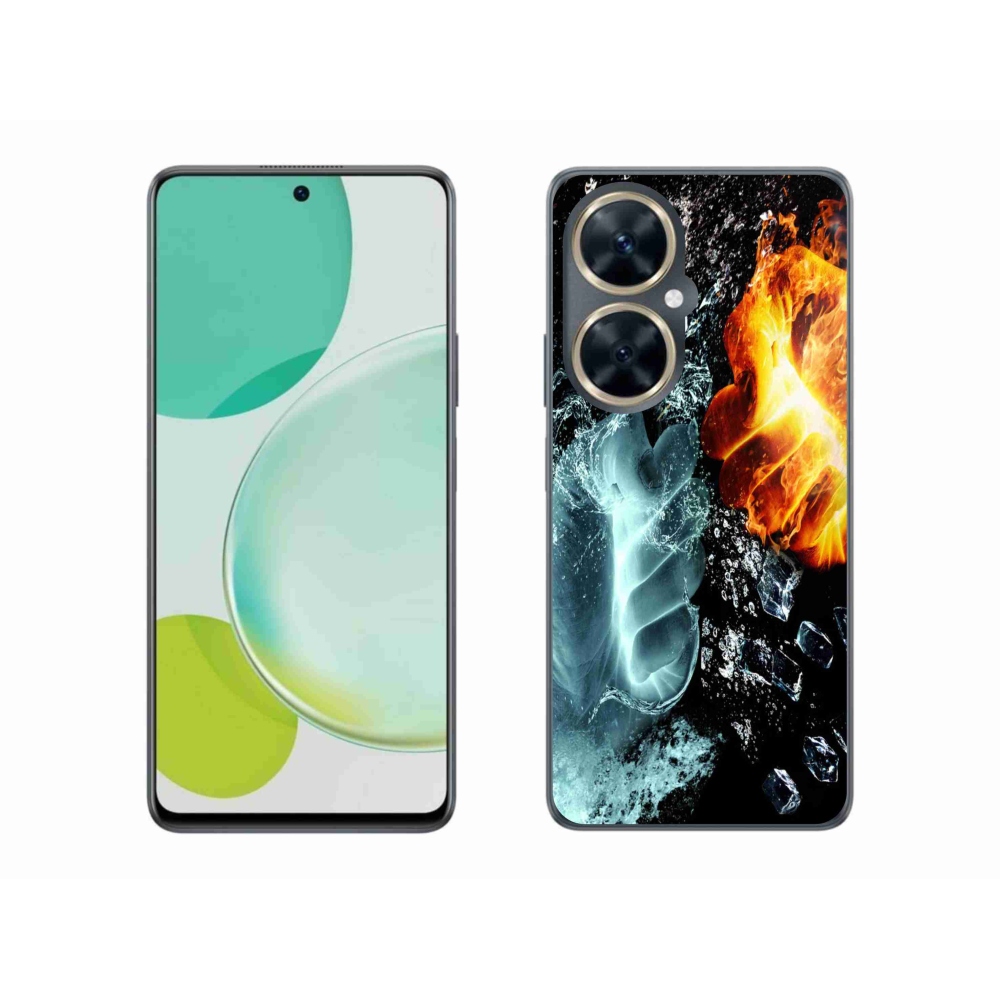 Zselés borítás mmCase a Huawei Nova 11i számára - víz és tűz