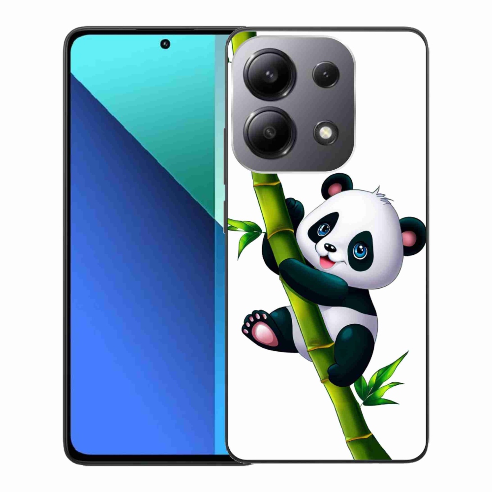 Gél borítás mmCase a Xiaomi Redmi Note 13-hoz - panda a bambuszon