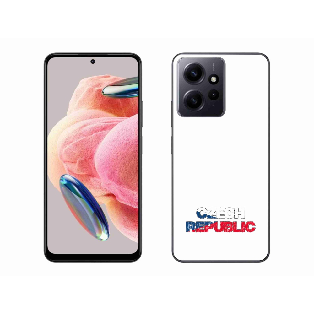 Gél borítás mmCase a Xiaomi Redmi Note 12 4G - Csehország fehér háttérhez