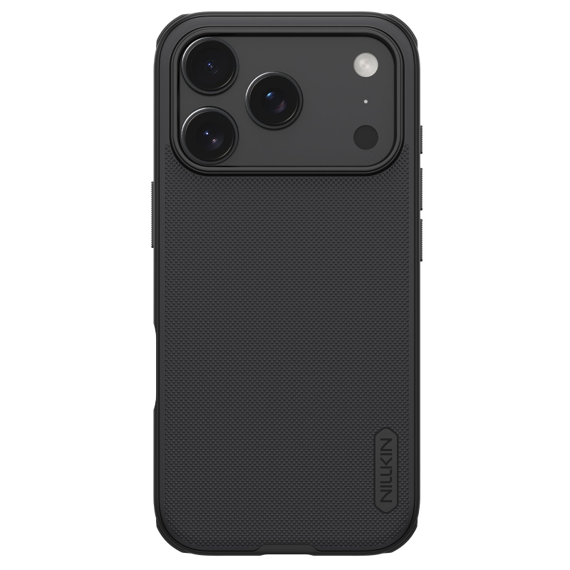 Nillkin Super Frosted PRO mágneses hátlap az Apple iPhone 17 Pro Max készülékhez Fekete