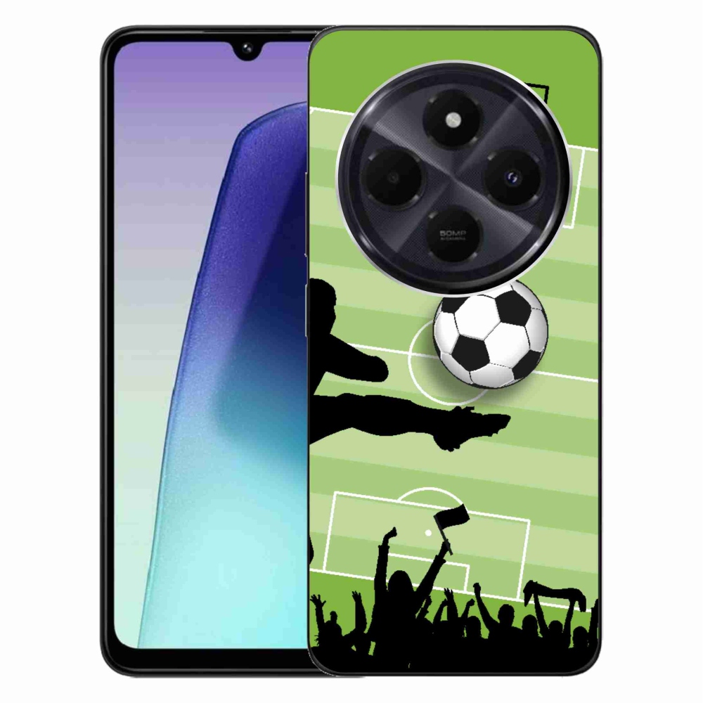 Gél borítás mmCase a Xiaomi Redmi 14C/Poco C75-hez - futball 3