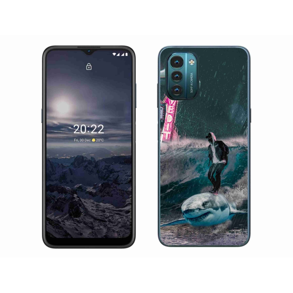 Zselés borítás mmCase a Nokia G11/G21 készülékhez - cápa
