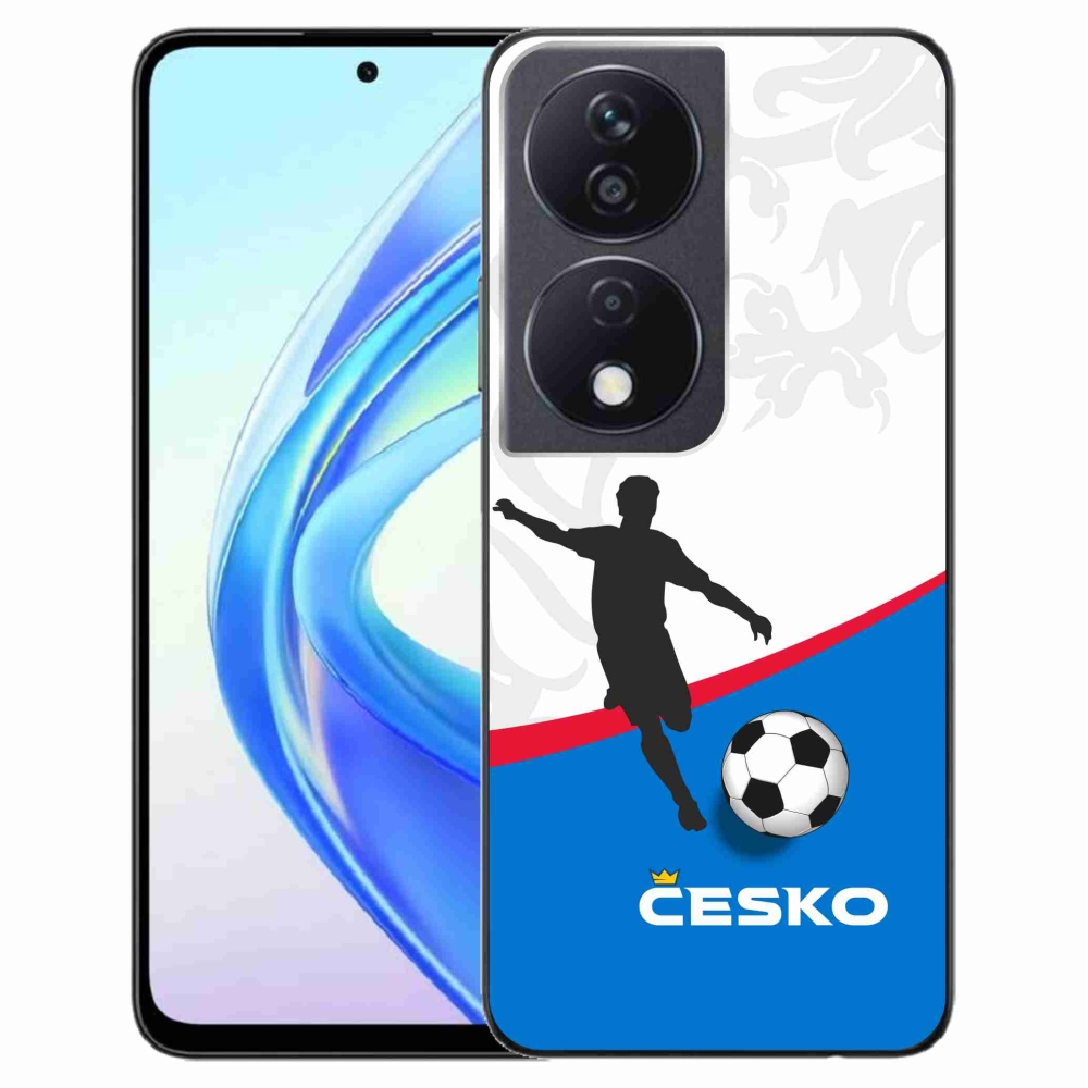 Zselés borítás mmCase a Honor X7b/Honor 90 Smart - futball Csehország 1