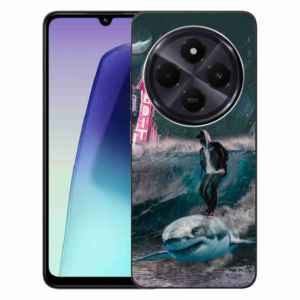 Gél borítás mmCase a Xiaomi Redmi 14C/Poco C75-hez - cápa