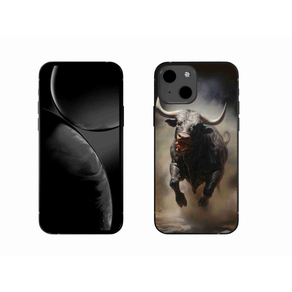 Zselés borítás mmCase iPhone 13 készülékhez - dühös bika