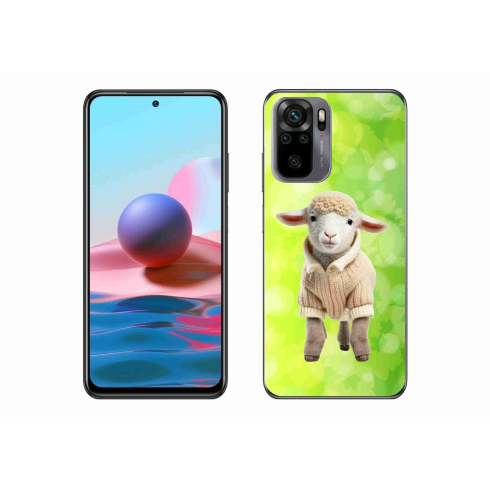 Gél borítás mmCase a Xiaomi Redmi Note 10S-hez - bárány pulóverben