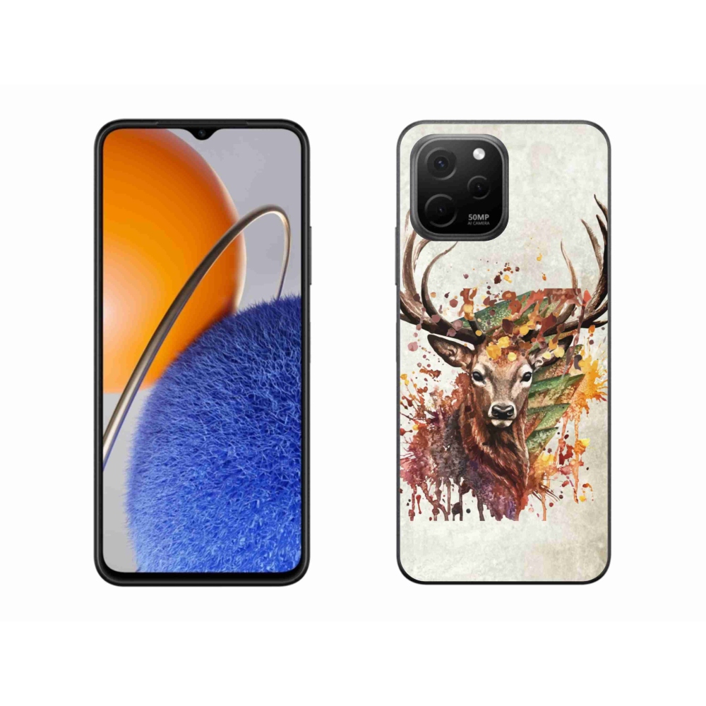 Gél tok mmCase a Huawei Nova Y61 készülékhez - szarvas 1