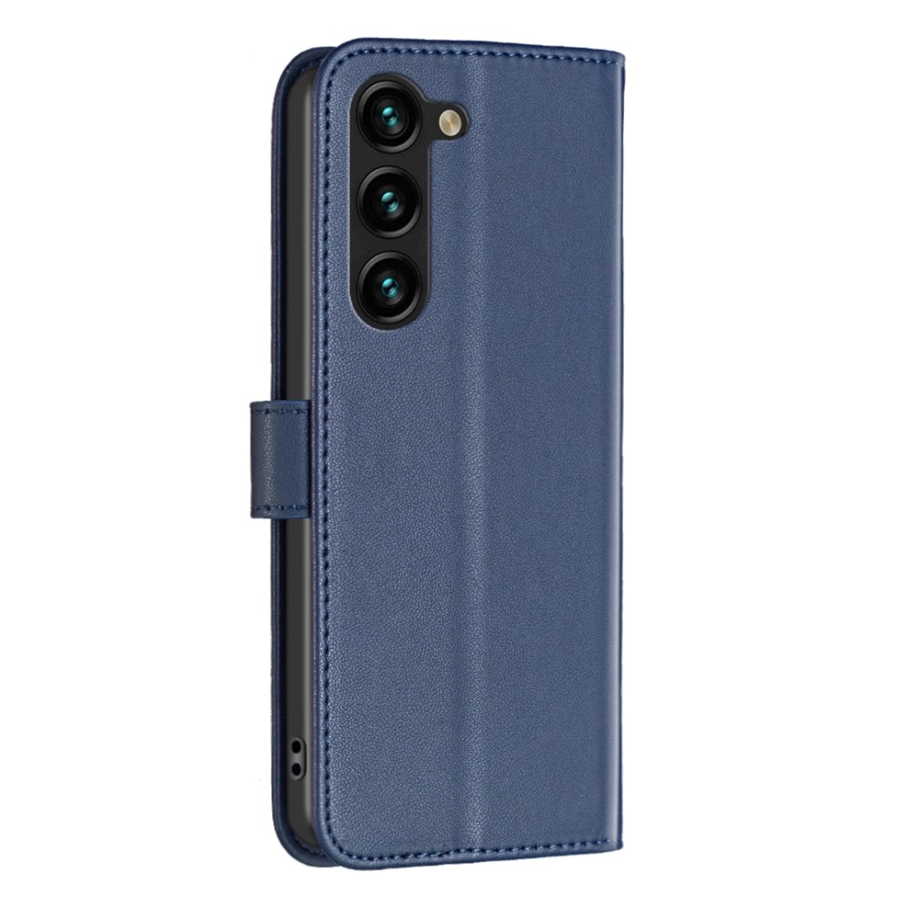 BNF könyvtáska Samsung Galaxy S24 készülékhez - kék