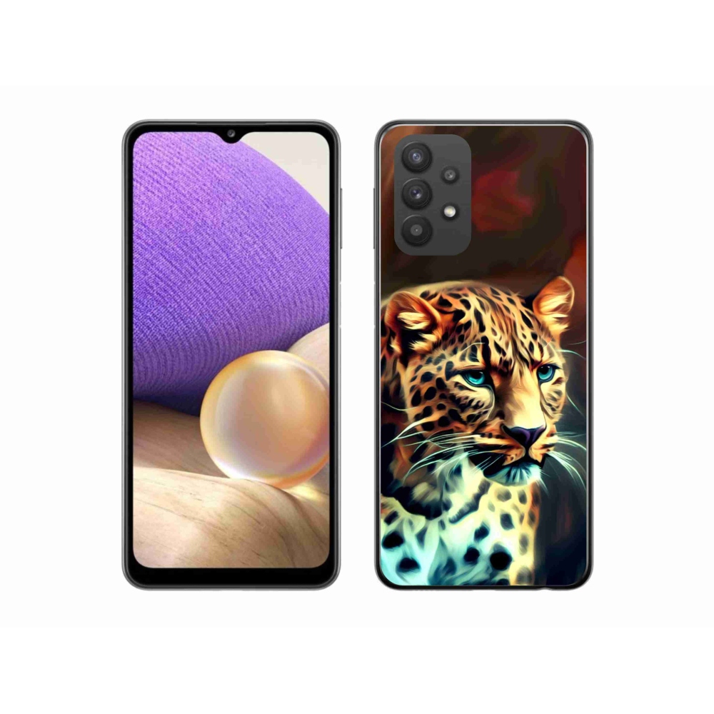 Zselés borítás mmCase Samsung Galaxy A32 5G - leopárd