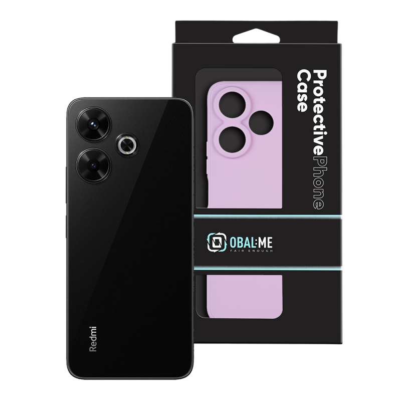 BORÍTÓ:ME matt TPU borító a Xiaomi Redmi 13 4G/5G lila számára