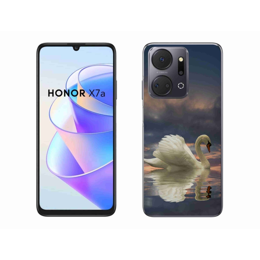 Zselés borítás mmCase a Honor X7a készülékhez - hattyú