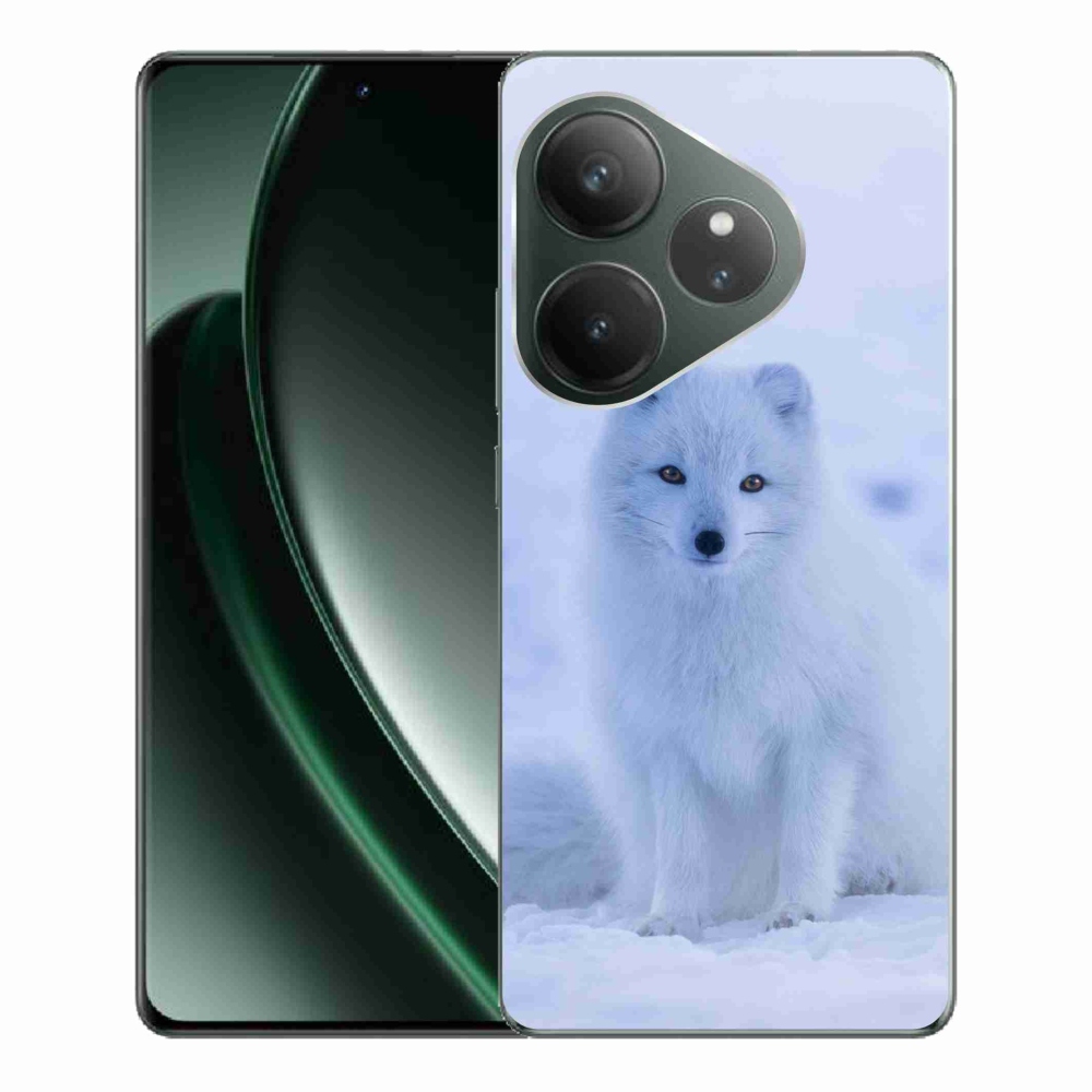 Zselés borítás mmCase a Realme GT 6 5G/GT 6T 5G számára - polár róka