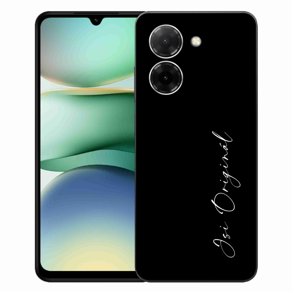 Gél borító mmCase a Xiaomi Redmi A5 (171.7x77.8x8.3mm) - te vagy az eredeti fekete háttérrel