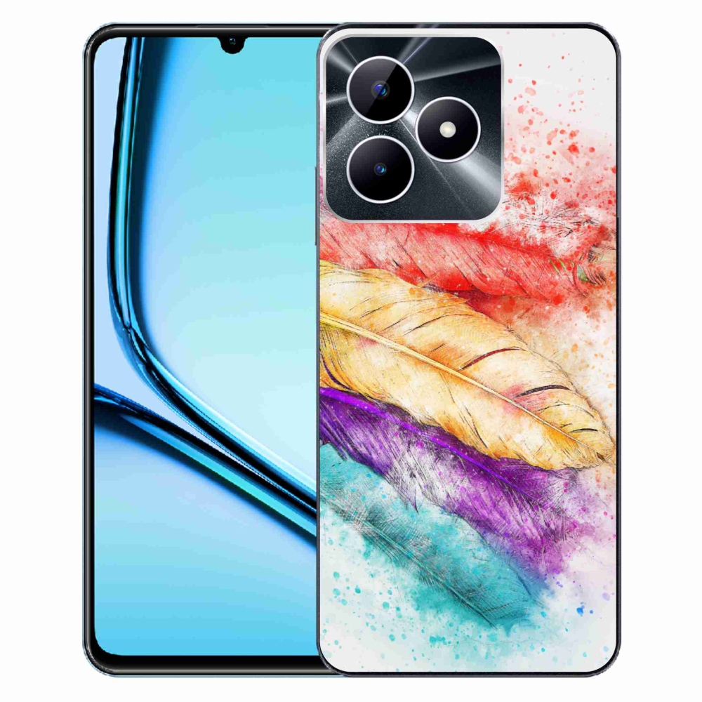 Zselés borító mmCase a Realme Note 50 készülékhez - színes toll