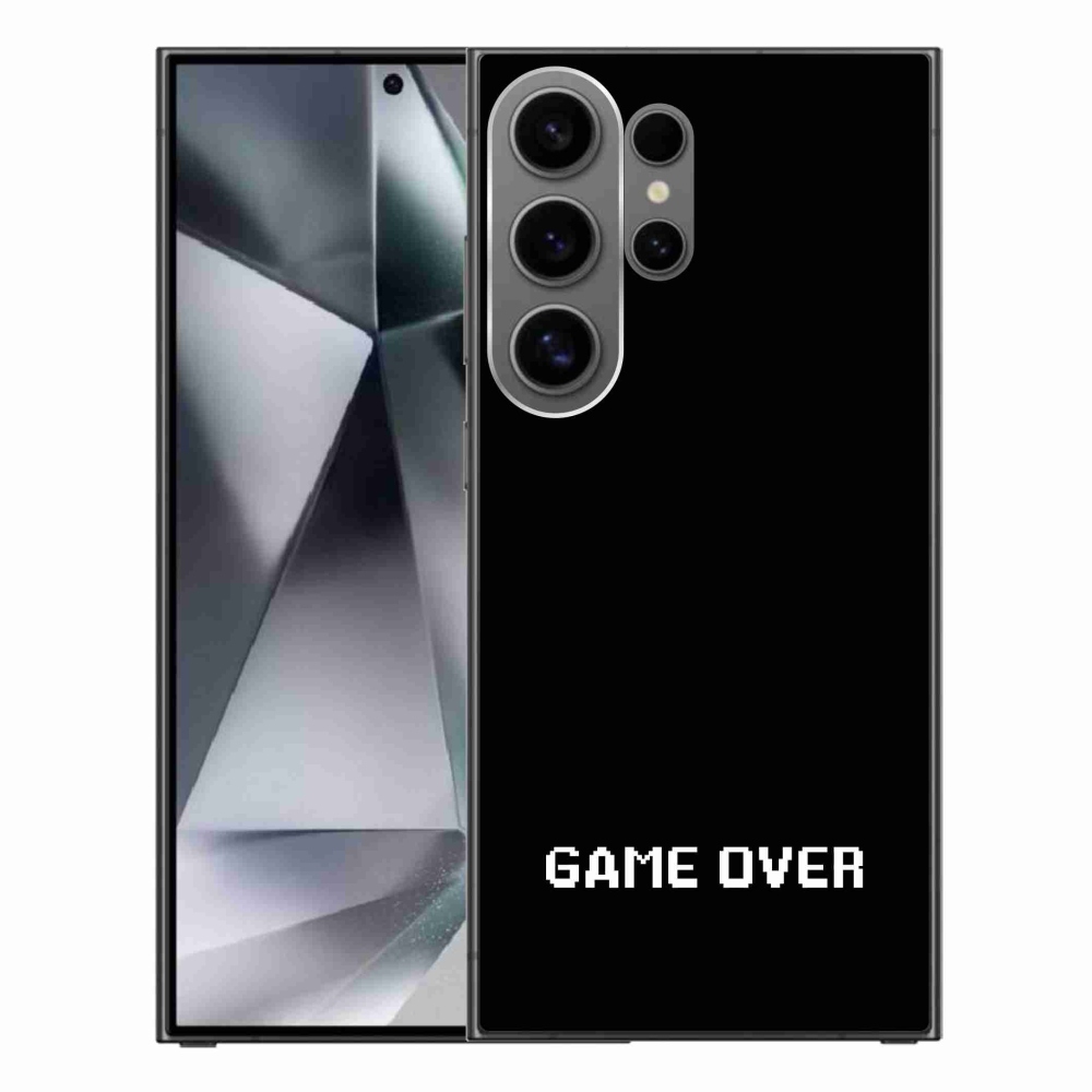 Gél borítás mmCase Samsung Galaxy S24 Ultra - játék fekete háttérrel
