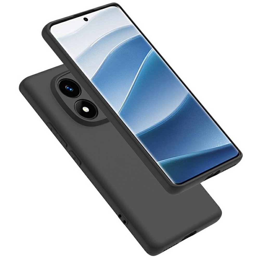 Matt zselés tok Xiaomi Redmi Note 14 Pro-hoz - fekete