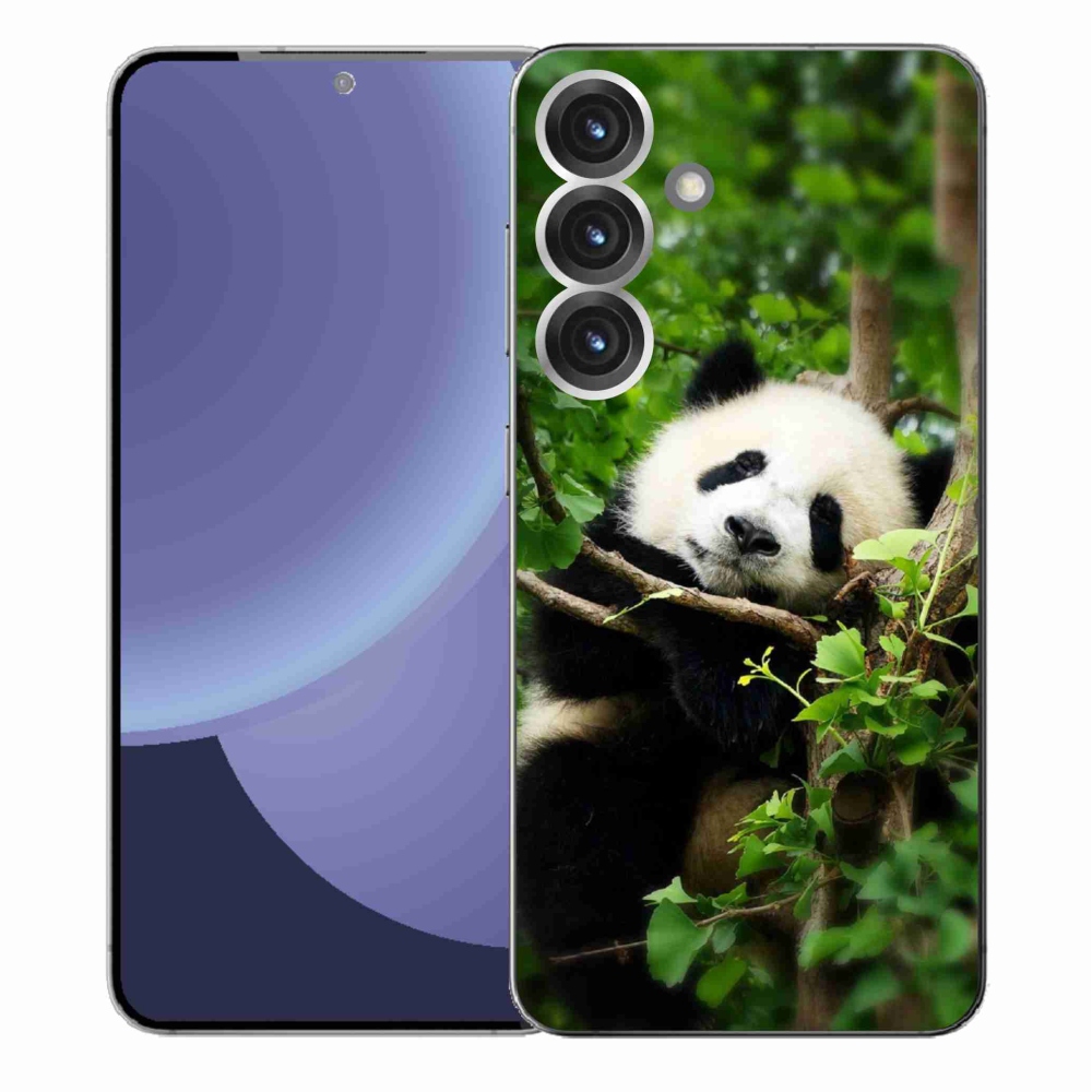 Gél védőhuzat mmCase Samsung Galaxy S25+ készülékhez - panda