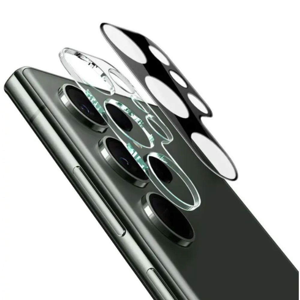 IMK kamera lencse üveg Samsung Galaxy S24 Ultra készülékhez - fekete