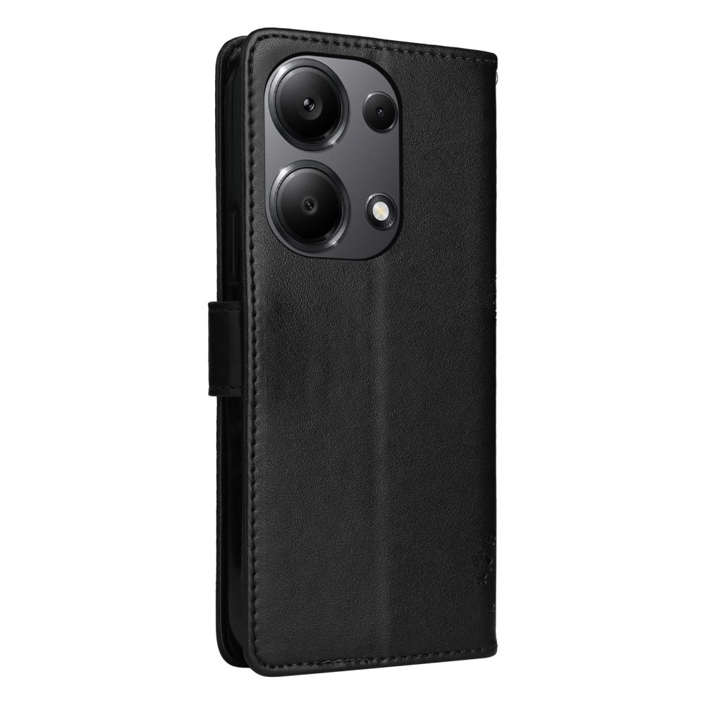 Fák könyv tokja Xiaomi Redmi Note 13 Pro 4G/Poco M6 Pro - fekete