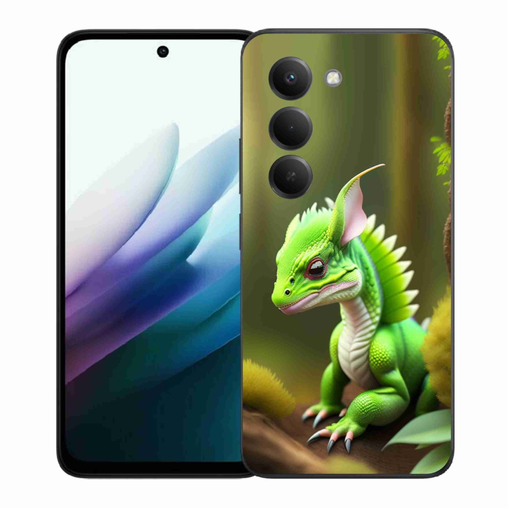 Gél borítás mmCase a Xiaomi Redmi 15 4G/5G (171mm) - zöld sárkányhoz