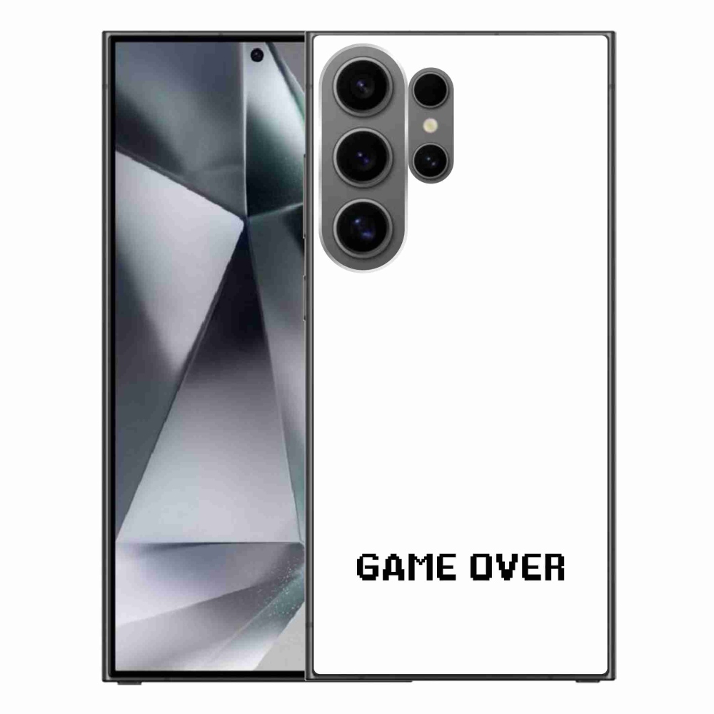 Gél borítás mmCase Samsung Galaxy S24 Ultra - játék fehér háttérrel