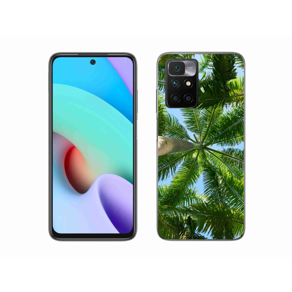 Zselés borítás mmCase a Xiaomi Redmi 10/Redmi 10 (2022) - pálmafához