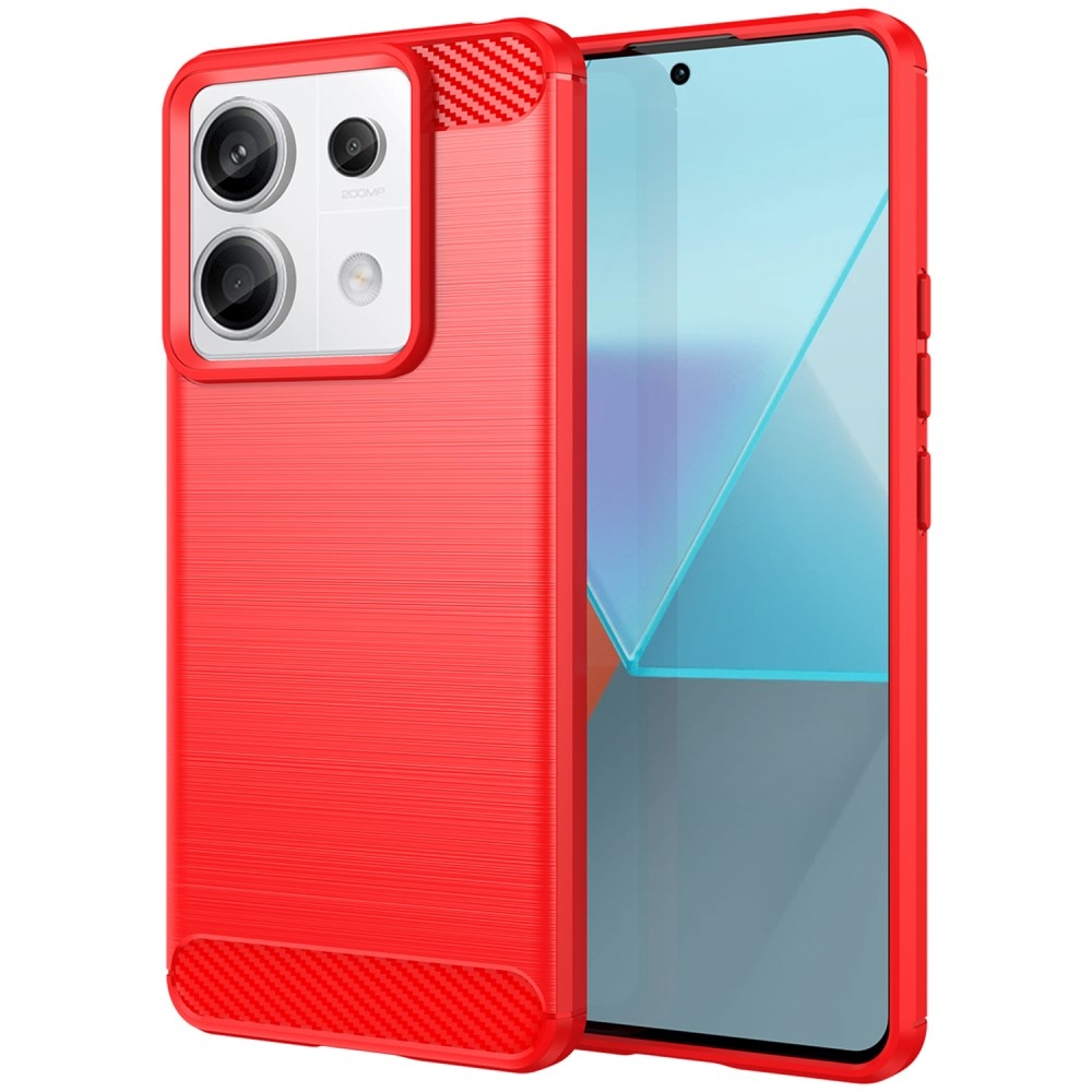 Szénálló zselés tok Xiaomi Redmi Note 13 Pro 5G/Poco X6 5G - piros