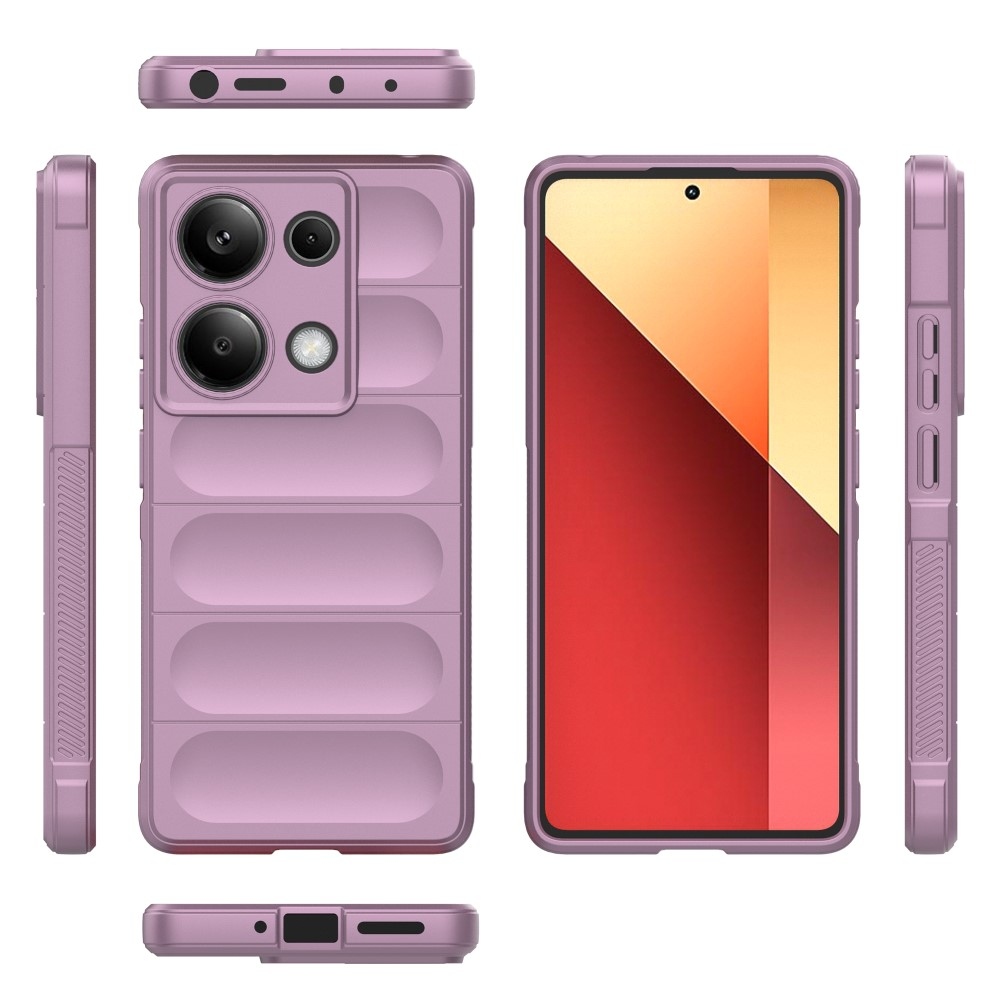 Rugg tartós zselés tok Xiaomi Redmi Note 13 Pro 4G/Poco M6 Pro - világos lila