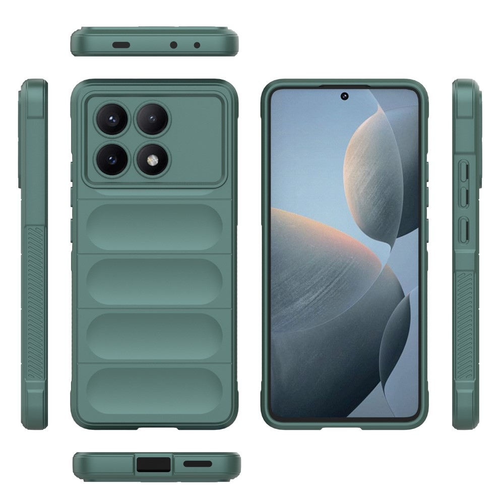 Rugg tartós zselés tok Xiaomi Poco X6 Pro 5G - zöld