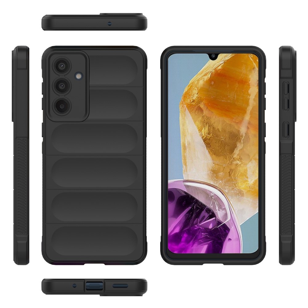 Rugg tartós zselés tok Samsung Galaxy M55 5G - fekete