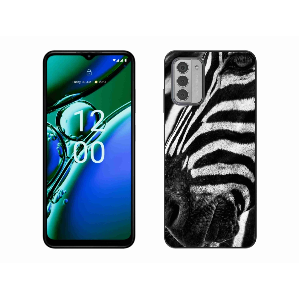Zselés borítás mmCase a Nokia G42 készülékhez - zebra