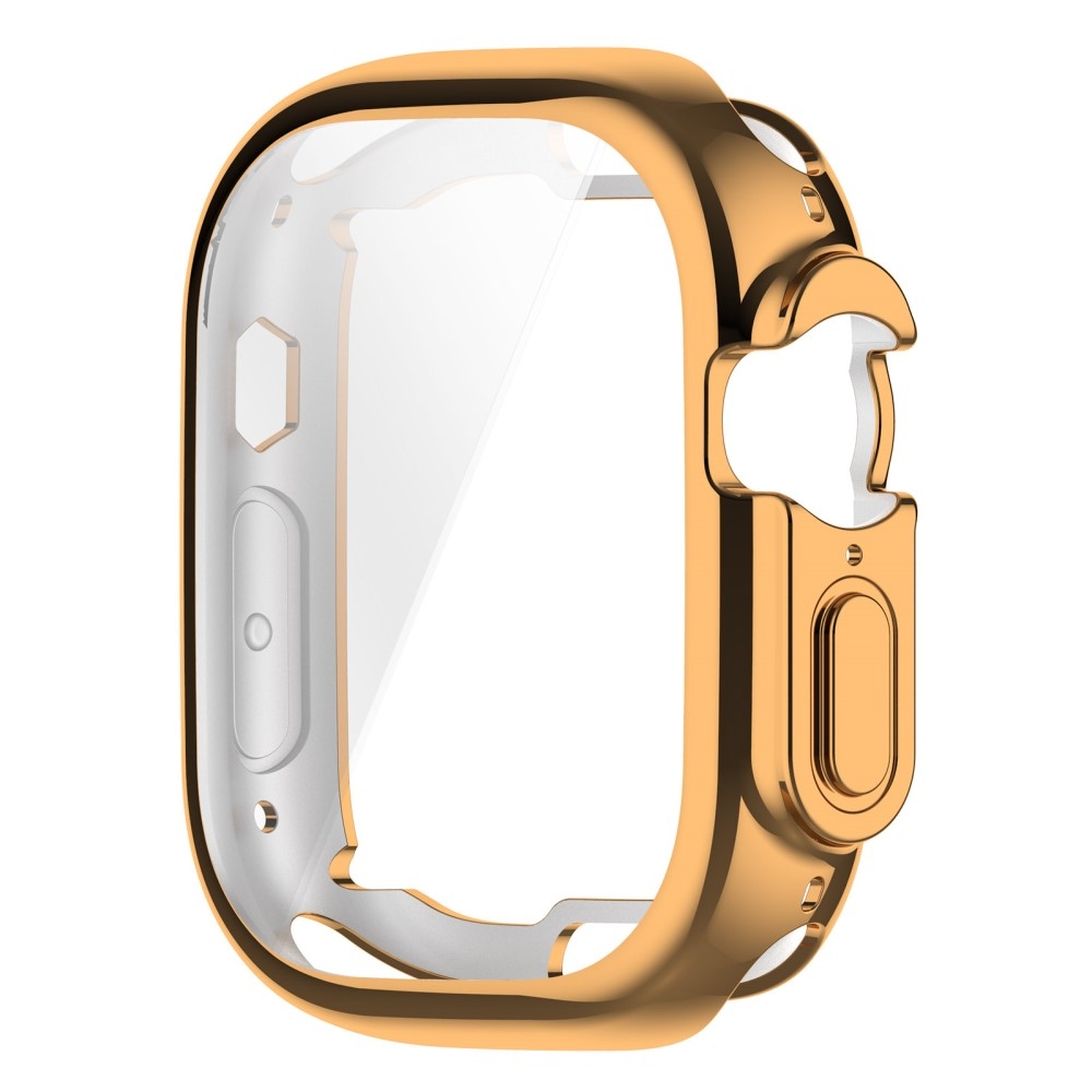 Puha, felpattintható zselés védőtok Apple Watch Ultra/Ultra 2 49 mm-es órához - rózsaarany