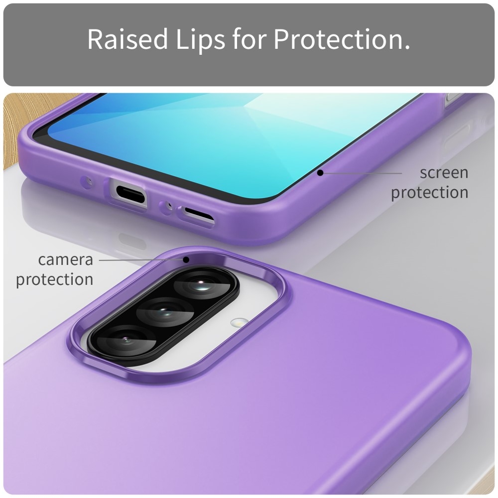 Candys matt zselés tok Samsung Galaxy A26 5G - lila