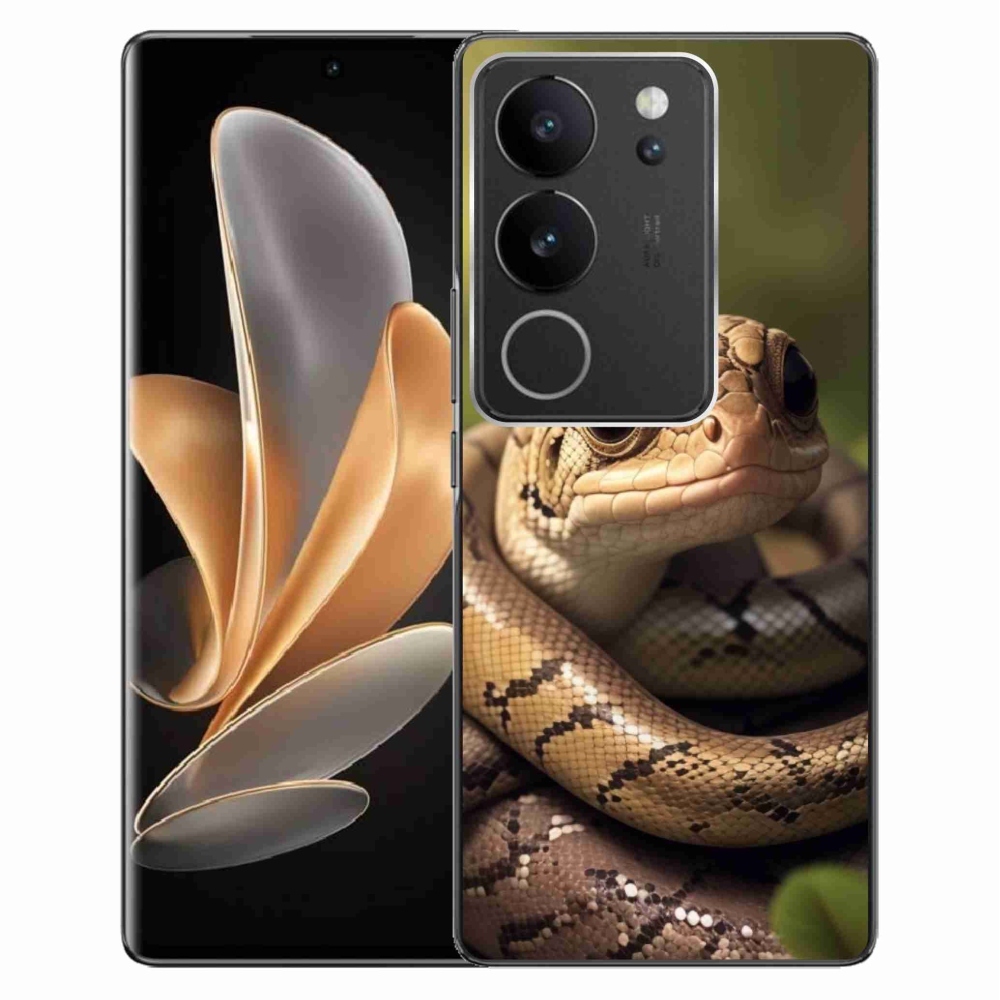 Zselés borítás mmCase a Vivo V29 5G-hez - kígyó 1