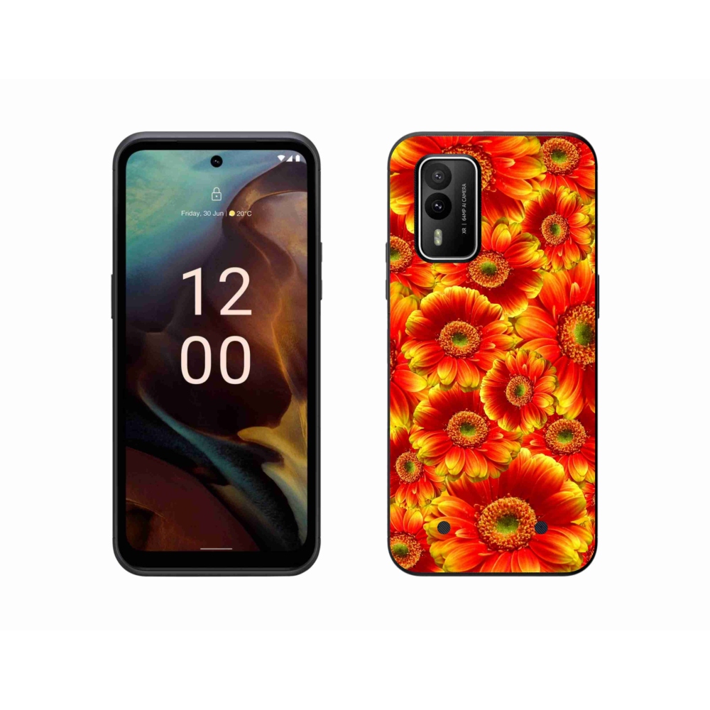 Zselés borítás mmCase a Nokia XR21 készülékhez - gerbera 1
