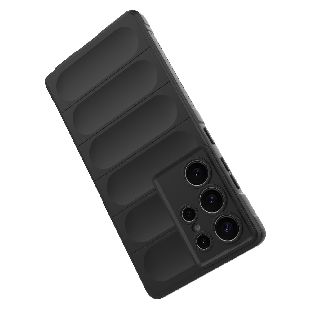Rugg tartós zselés tok Samsung Galaxy S25 Ultra készülékhez - fekete