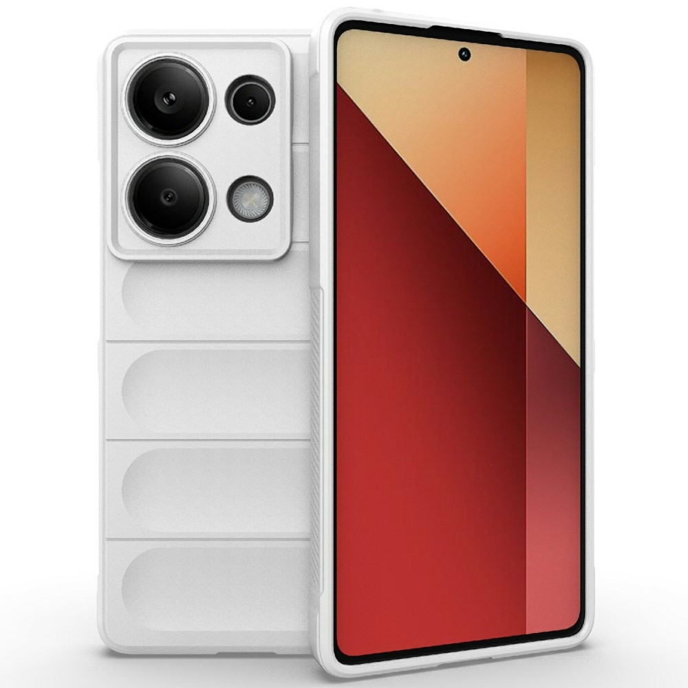 Rugg tartós zselés tok Xiaomi Redmi Note 14S-hez - fehér