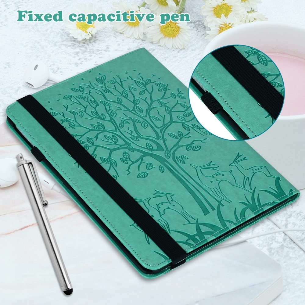 Fa záró tok Xiaomi Pad 7/7 Pro táblagéphez - kék-zöld
