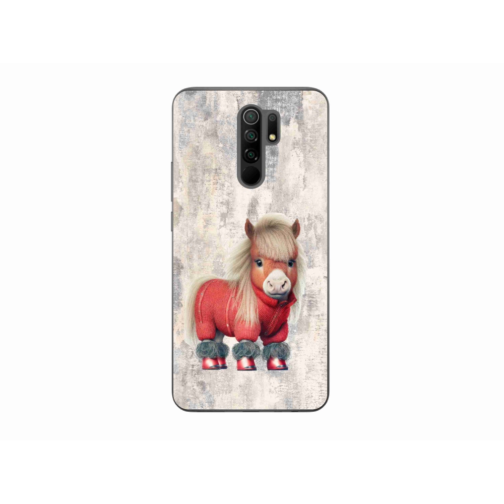 Gél borítás mmCase a Xiaomi Redmi 9-hez - póni pulóverben
