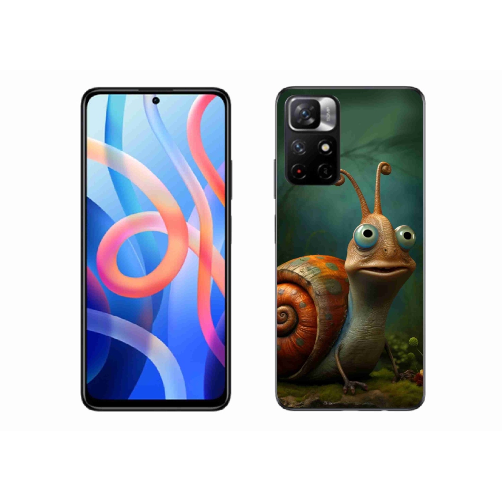 Gél borítás mmCase a Xiaomi Redmi Note 11S 5G-hez - csiga