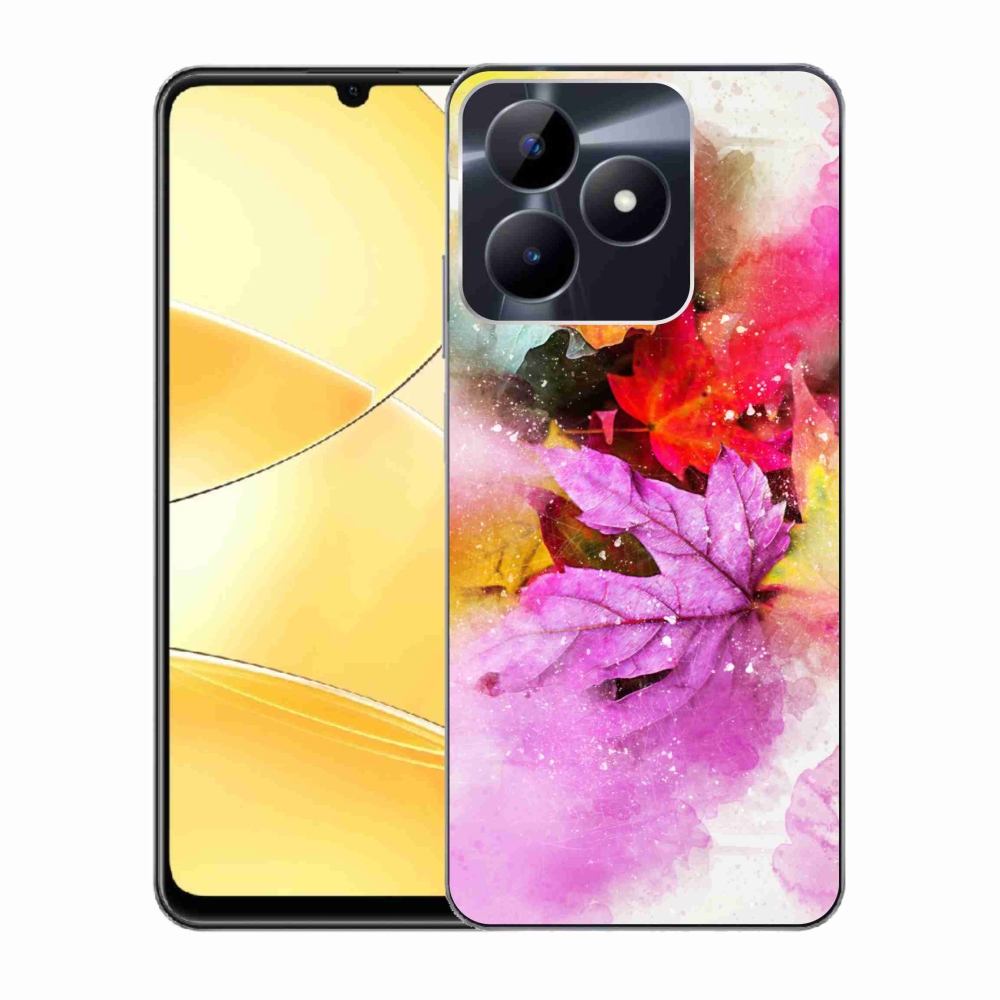 Zselés borító mmCase a Realme C51/C53 készülékhez - színes lapok